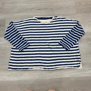 Polo Ralph Lauren Linen Blend Boat Neck Sweater Women's XL